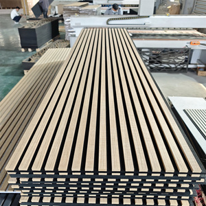 Modern Natural <strong>Veneer</strong> Acoustic Wall Panel with 80% Noise Reduction for Interior Wall Decor - Product Image 5