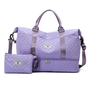 Cierre con cremallera Almacenamiento de viaje Equipaje Uso diario Actividades al aire libre bolsa de lona grande - Product Image 3