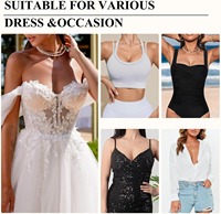 Bande de sport en silicone push-up extrême sans couture et respirante sans bretelles couvre-mamelon adhésif soutien-gorge invisible autocollant de poitrine