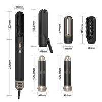 Sèche-cheveux multifonction pliable haute vitesse 5-en-1 1200W 110 000 tr/min, couleurs personnalisables pour usage hôtelier