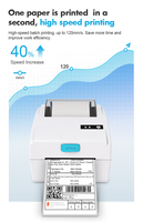 Printer Label Barcode Thermal HONGWEN 80MM dengan USB 203DPI Garansi 1 Tahun SDK Tersedia Stok