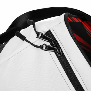 Firma grande capacità borsone stile Casual tessuto in vera pelle con maglia per Fitness palestra all'aperto viaggio Weekender uso - Product Image 1