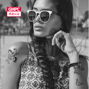 Autocollant de tatouage temporaire motif floral en film PET, application sur bras, taille unique, imperméable, tenue 3-5 semaines - Product Image 3