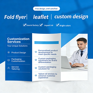 Custom <strong>Printing</strong> Service Folded Leaflets <strong>Flyers</strong> Booklet Brochure Double Sided <strong>Printing</strong> for <strong>Restaurant</strong> Menu Marketing Materials - Product Image 6