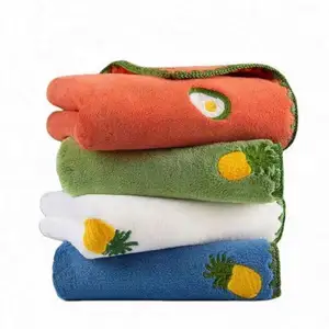 Hair Towels With Edgeless White Eva Case Custom Organic Supplier Cartoon Dog - For Turban Korean 70/30 Car Microfiber Towel