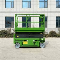 Plateforme élévatrice à ciseaux autopropulsée hydraulique de 12 m, table de travail électrique extensible pour l'entretien des serres commerciales