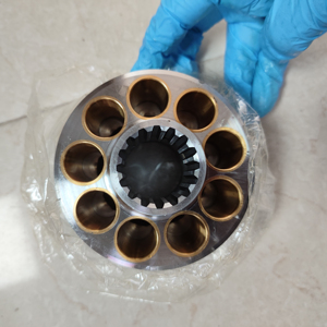 Piezas de repuesto para bomba HPV35, bloque de cilindros y placa de válvula para excavadora <span class=keywords><strong>Komatsu</strong></span>, piezas de reparación de bomba de PC60-5 - Product Image 1
