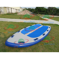Planche flottante gonflable Multi personnes, super légère, 400cm, pour la course en équipe