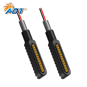 Clignotants de moto à LED séquentiels universels Amber Flowing pour moto - Product Image 3