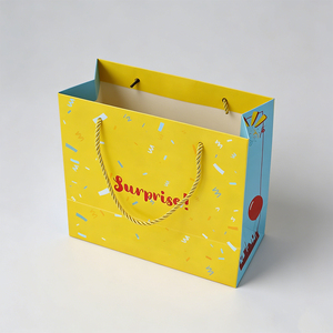 Bolsas de Papel Reciclables con Asa, Impresas Personalizadas, para Regalos, Compras, Boutique, Fiestas de Bebés - Product Image 5