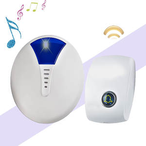 กริ่งประตู Xinhui กริ่งไฟฟ้า100เมตร36เพลงกันน้ำกริ่งประตูไร้สายสำหรับบ้าน - Product Image 1