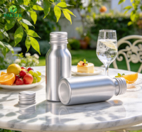 Botol Aluminium Kedap Udara Berkualitas Makanan untuk Penyimpanan Minuman Berkarbonasi dan Anggur