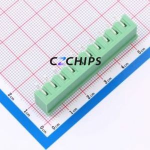 1757543 Plug-in Terminal Block Through hole Component (THT),P=5mm Connector 5mm Green Straight Pin 1 - Product Image 2