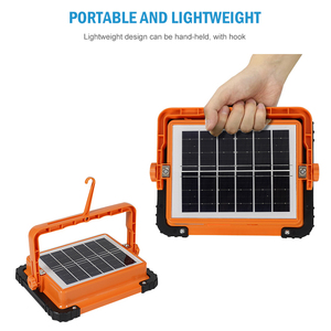 Guangdu precio de fábrica al aire libre Camping carcasa de aluminio Ip66 impermeable 300W lámpara de inundación Led Solar portátil - Product Image 4