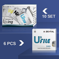 Instrumentos de Endodoncia AI-UB NiTi Activados por Calor, Originales de EE. UU., para Conductos Radiculares, 25 mm, 10 Juegos en Caja