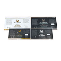 Étiquettes adhésives personnalisées logo étanche cosmétiques étiquette en vinyle feuille d'or shampooing autocollants étiquettes d'emballage pour bouteille de shampooing