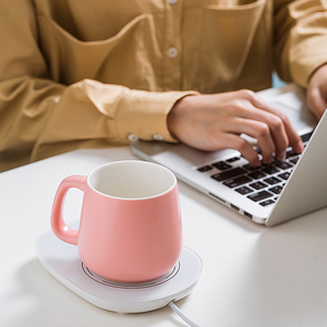 Tasse nordique moderne en céramique 10oz, Logo personnalisé, bleu, rose, blanc, pour thé et café - Product Image 4