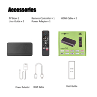 Lemon TV L2 IATV Mini TV Box Android 14 Allwinner H618 Quad Core 4K Video 5G Wifi6 BT5.0 con Bluetooth y Control por Voz Android 14.0 Set-top Box