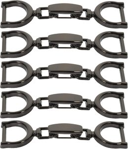 Boucles décoratives en chaîne, clips métalliques réglables pour la fabrication de chaussures, sacs, vêtements, ceintures, accessoires, longueur en pouces - Product Image 1