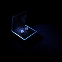 Pendientes de Botón Magnéticos con Moissanita Radiante, Chapados en Oro Blanco de 18K, Corte Brillante, Lujo, Certificados por Terceros, Sin Perforación, Joyería para Fiestas