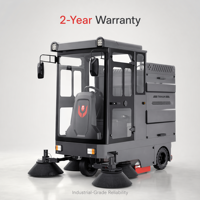Подметальная машина CleanHorse M6 2100 мм для стадионов, аккумуляторная, для уборки площадей и выставочных центров, 48В
