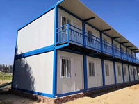 Maison conteneur mobile démontable de 20 pieds à assemblage rapide pour habitation, hôtel ou entrepôt