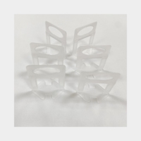 Système de nivellement de carrelage réutilisable, lot de 100 cales et clips pour système de nivellement de carrelage accessoire
