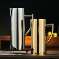 Elégant et moderne en acier inoxydable Pot à jus de fruits Bar Water and Curling Pot Tool for Parties for Bartending