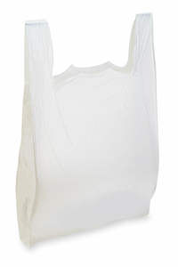 Sac de t-shirt gilet en plastique PE coloré imprimé avec LOGO personnalisé - Product Image 3