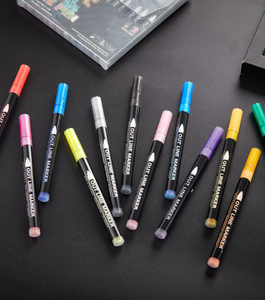 Stylos marqueurs de contour magiques, scintillants, couleurs, nouveau Style, pour la fabrication de cartes, scrapbooking, peinture, pièces - Product Image 3