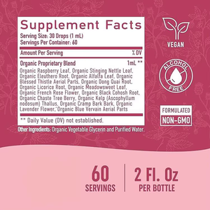 OEM Private Label PMS <b>Menopause</b> Liquid Extract Drops Women's Menstrual Pain Relief Female Hormone Balance Supplement - Product Image 5