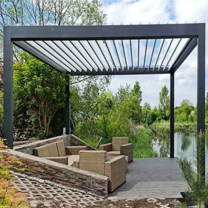 Pergola moderne en aluminium imperméable pour balcon, terrasse, jardin, auvent extérieur - Product Image 1