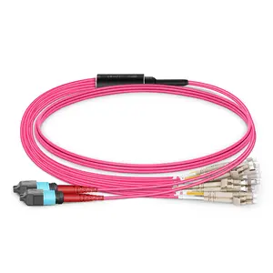Vendita calda Mpo-24lc a modalità singola cavo Patch a ventaglio 24 Fiber per interni cavo in fibra ottica ramo 4 Core cavo in fibra ottica