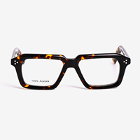Lbashades 33326 Montures optiques rectangulaires rétro de qualité supérieure en acétate, logo personnalisé, lunettes pour femmes et hommes, blocage de la lumière bleue
