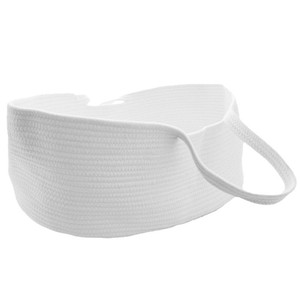 Baby Bassinet Cotton Rope Changing Pad 70x40x25cm Portable With Handle For Newborn Sleep <b>Basket</b> - Product Image 3