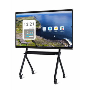 Tableau blanc interactif intelligent à écran plat LCD 4K tactile à 20 points, 55 à 110 pouces, pour écoles/réunions, Android et Windows - Product Image 5