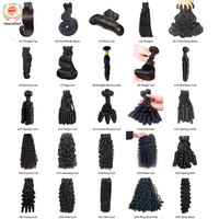 Rambut Vietnam Mentah Super Double Drawn, Ekstensi Rambut Asli untuk Wanita, Warna Alami, Virgin Weaves, Satu Donor, Kutikula Tersusun Rapi