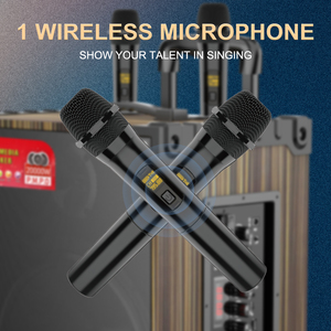 Hệ thống âm thanh di động không dây JQS912 cho tiệc tùng, loa kéo karaoke ngoài trời <span class=keywords><strong>HiFi</strong></span> 12 inch, 2 micro, Bluetooth 5.0, dùng cho gia đình - Product Image 2