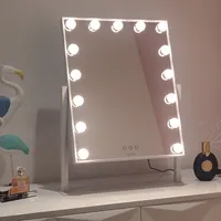 Miroir espelho luminoso de led, para maquiagem, espelho de maquiagem, para maquiagem