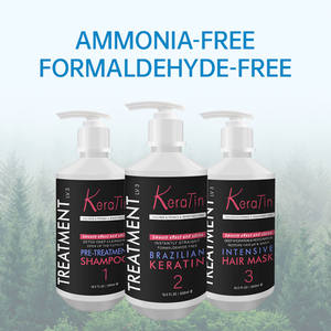 Proteína de amoníaco sin formaldehído OEM personalizada para salón, tratamiento para el cabello, relajantes de Spa, crema alisadora, cabello liso, queratina brasileña - Product Image 3