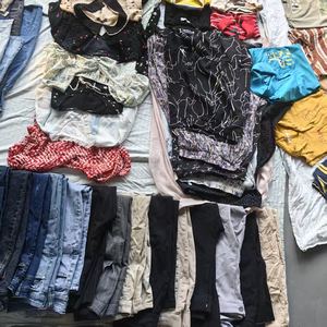 SH08 Camisetas Económicas de Segunda Mano <span class=keywords><strong>para</strong></span> Mujer, Pantalones Casuales <span class=keywords><strong>para</strong></span> Hombre, Faldas de Chifón, Prendas Versátiles de Segunda Mano <span class=keywords><strong>para</strong></span> Mujer, Faldas Vaqueras <span class=keywords><strong>para</strong></span> el Mercado - Product Image 5