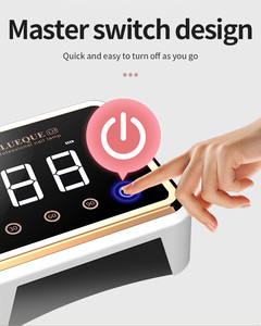 Lampe UV à ongles rechargeable 30 LED avec capteur intelligent, séchoir à vernis gel, 3 minuteurs, grande chambre, équipement de salon - Product Image 4