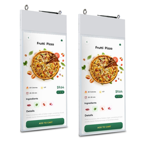 55 pouces mural suspendu 3500 nits Cms Wifi Lcd fenêtre face à la signalisation numérique affichage intelligent pour entreprise magasin Restaurant - Product Image 1