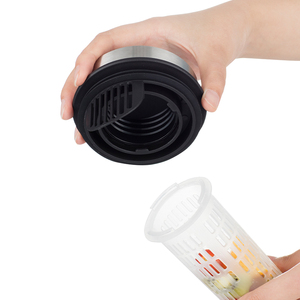 1000ml 1L thủy tinh Bạc rõ ràng Borosilicate trái cây <span class=keywords><strong>Infuser</strong></span> bình nước truyền trà làm bình Bình Bình với nắp thép không gỉ - Product Image 3