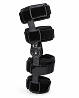 Attelle de genou articulée professionnelle YR-601-1 avec support rotatif, certifiée CE, pour la récupération post-chirurgie des fractures, grande taille