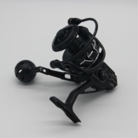 Moulinet de pêche spinning en métal personnalisé, idéal pour la pêche en eau salée, pour droitiers/gauchers, pour la pêche en ruisseaux, rivières et lacs