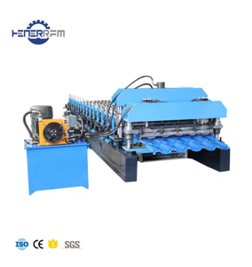 Q 타일 및 단계 유형의 유약 타일 용 금속 지붕 타일 성형 기계 - Product Image 1