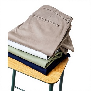Pantalones Chinos Casuales de Lona para Hombre a Bajo Precio, Transpirables, Ecológicos, de Cintura Alta, Servicio OEM, Hechos en Bangladesh - Product Image 3