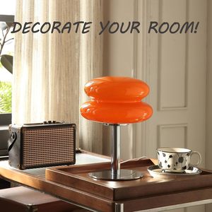Mushroom Glass Shades <span class=keywords><strong>Table</strong></span> <span class=keywords><strong>Lamp</strong></span> Iron Base Bedside <span class=keywords><strong>Desk</strong></span> Lights Iluminação Led Interior para Sala de Estudo Macaron - Product Image 3
