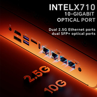 Servidor NAS Personalizado con Pantalla Personalizada y AMD 8845HS para Oficina Corporativa, Nuevo Almacenamiento en Red NAS, Copia de Seguridad de Archivos, Almacenamiento NAS